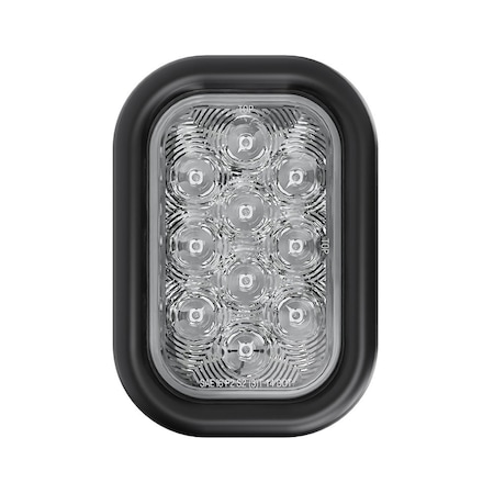 Abrams 5" Rectangular - 24 LED White Back Up Reverse Trailer Light TTL-S24-W